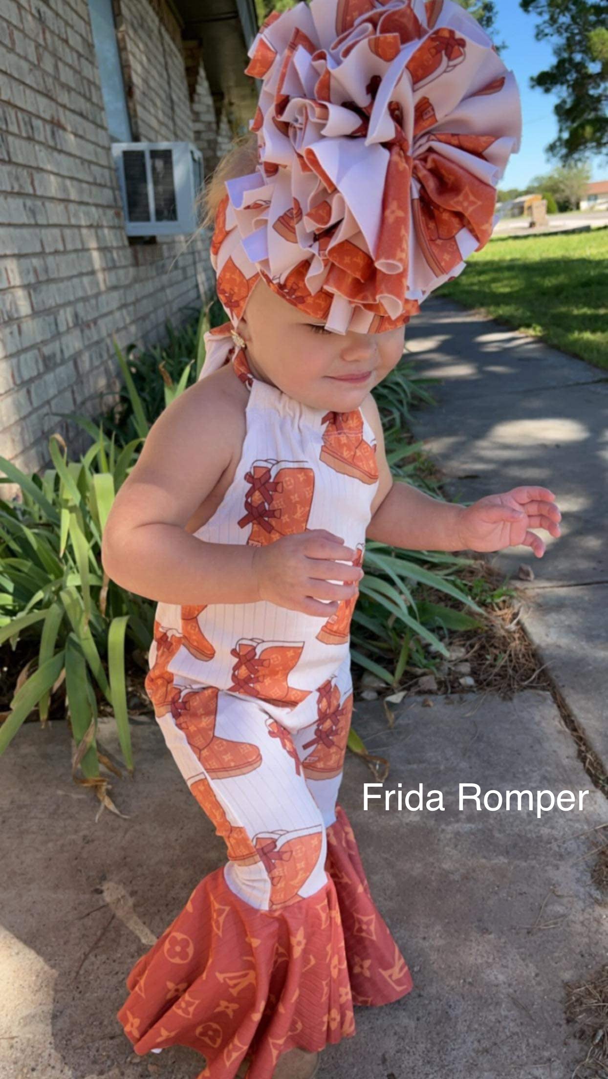 Cherry GG š Frida Romper Color Blocked