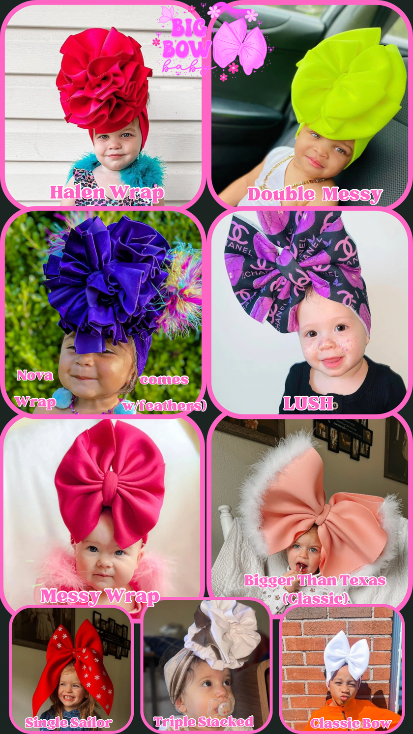 Waved Bows/Wraps & Single Sailors