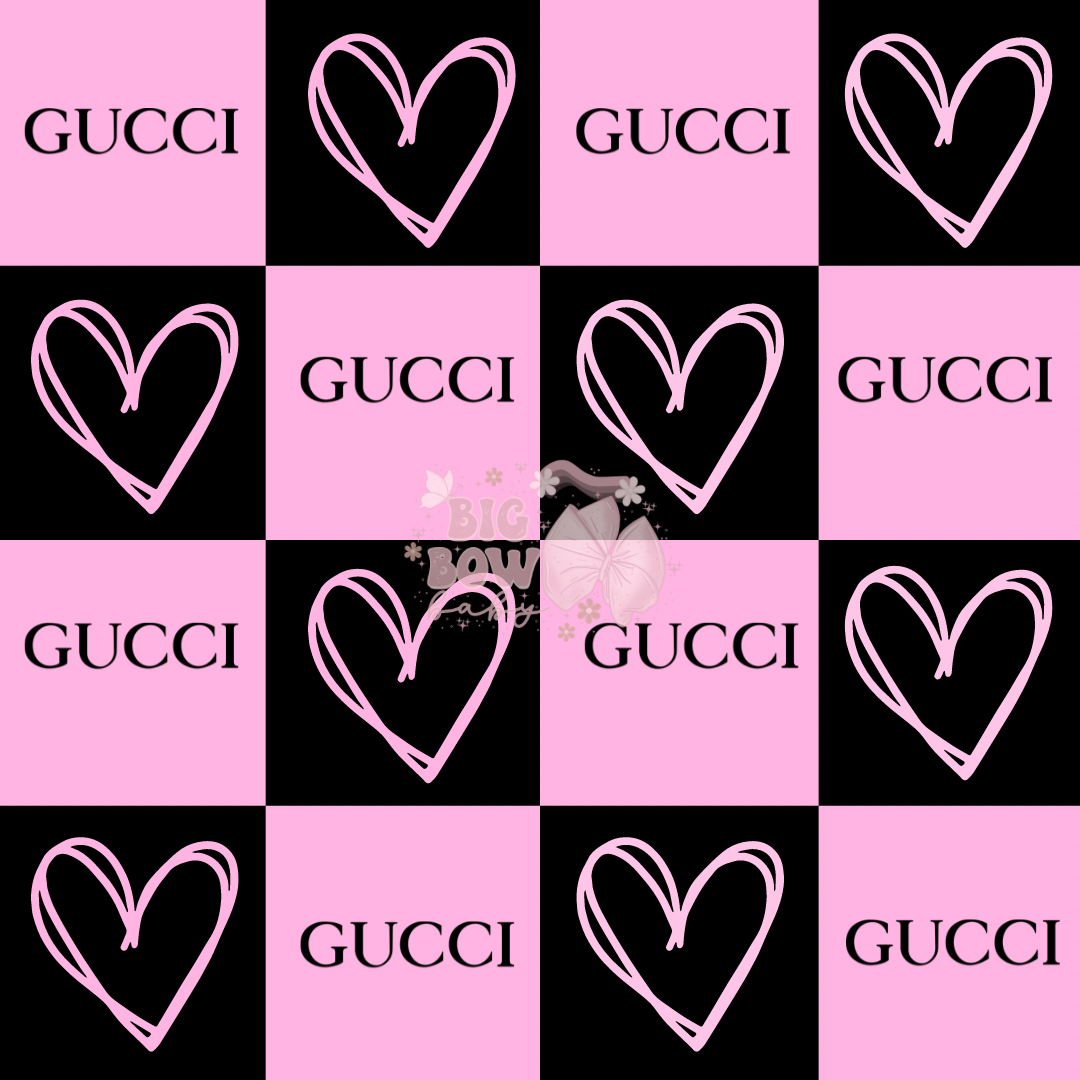 Pink + Black GG Hearts 💕