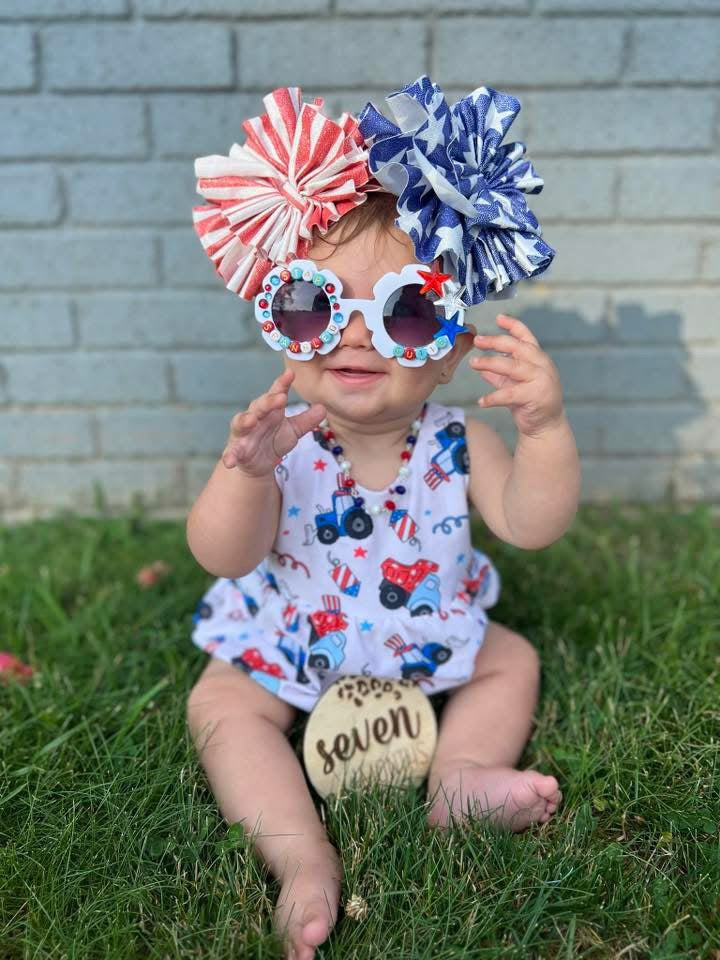 5” Shredded RTS - Stars & Stripes Piggies