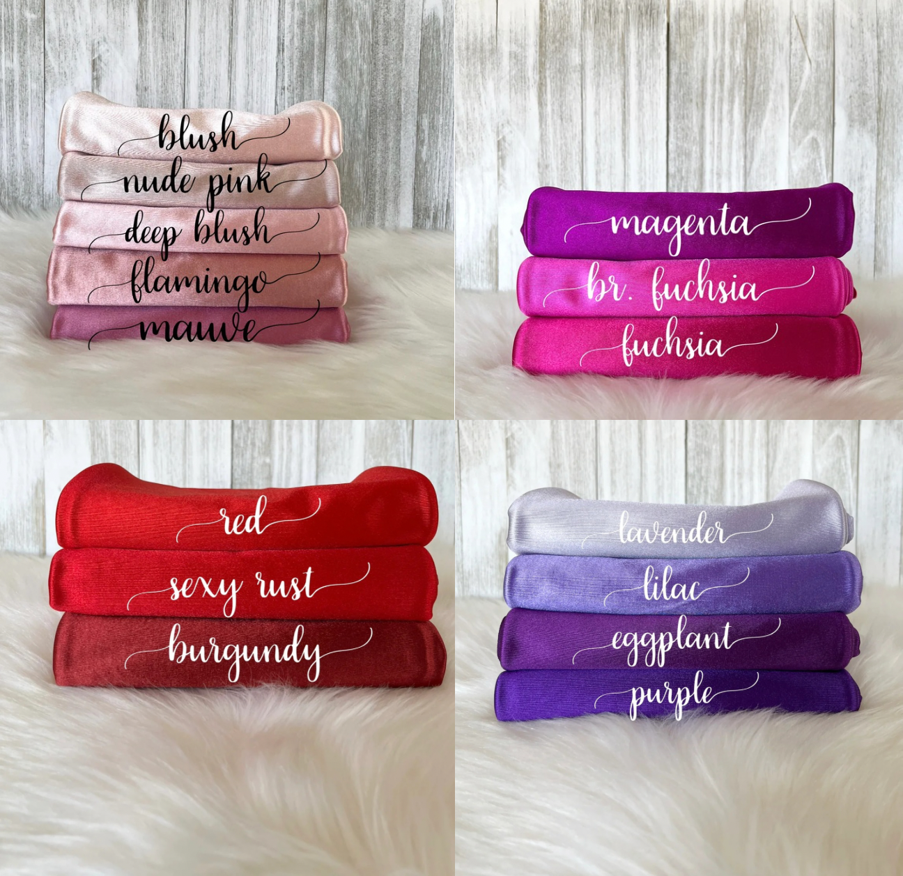 Double Messy Satin Bow