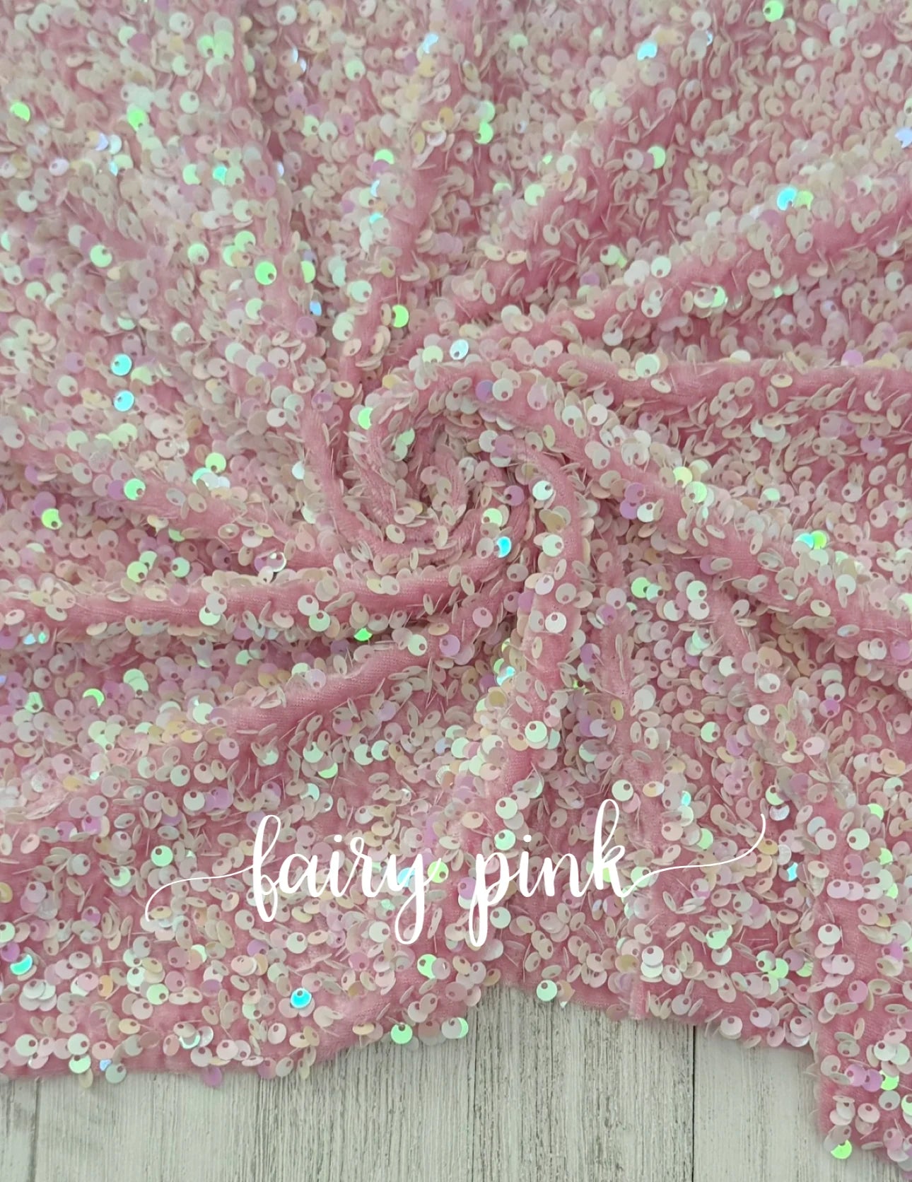Fairy Pink Sequins (On Velvet) 🧚♀️