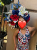 Patriotic Flower Crown 🇺🇸 🌹 (Light Up Option)