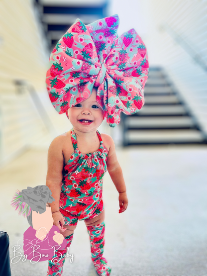 Strawboujee Swirl 🍓 - Pick Your Size & Style (Wraps & Sailors)