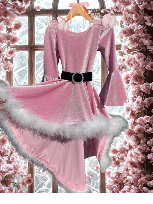 Merry Pink 💖 - GLITTER PINK VELVET (Choose A Style)
