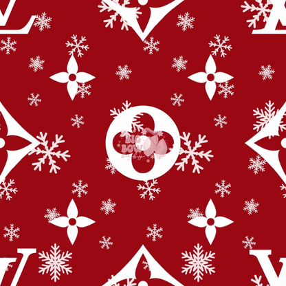 Boujee Red Snowflakes