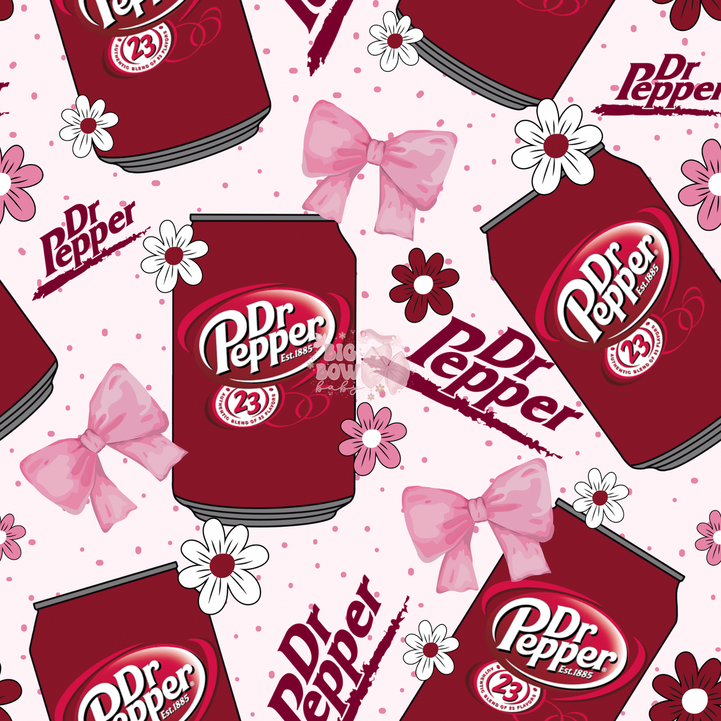 Dr. Pepper Bows