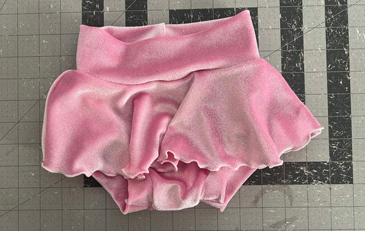 12/18 Glitter Pink Skirted Bummies