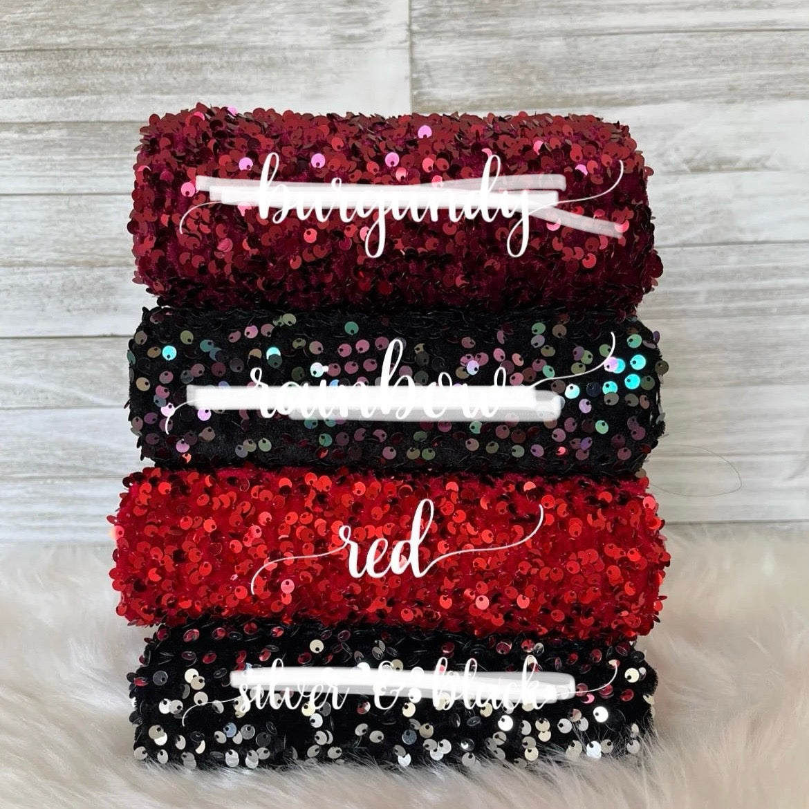 Red Velvet Sequins