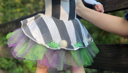 Beetlejuice OTT Shaker Outfit (BEETLES & EYES GLUED TO DRESS TO STAY UP)