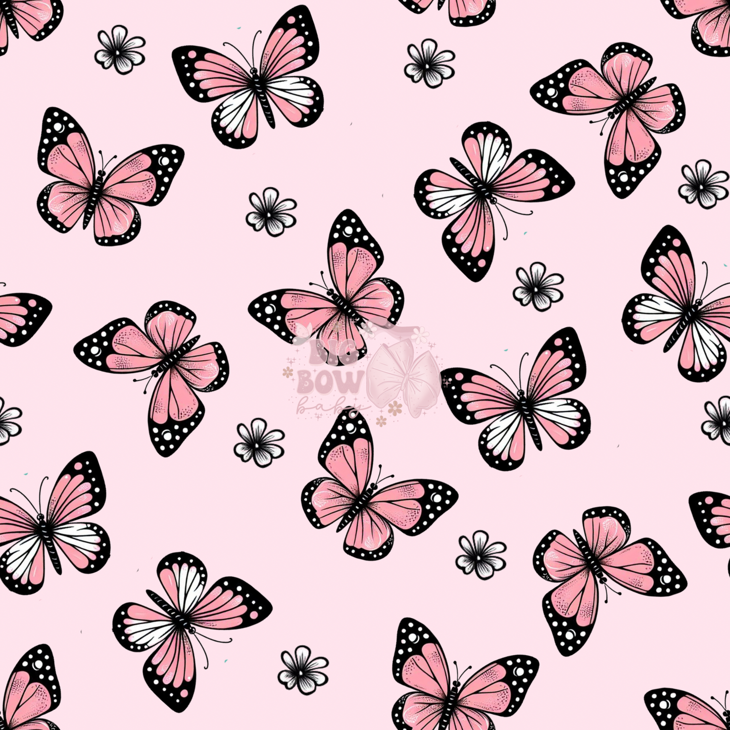 Pink - Butterflies