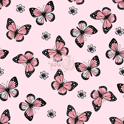 Pink - Butterflies