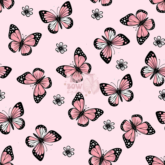 Pink - Butterflies