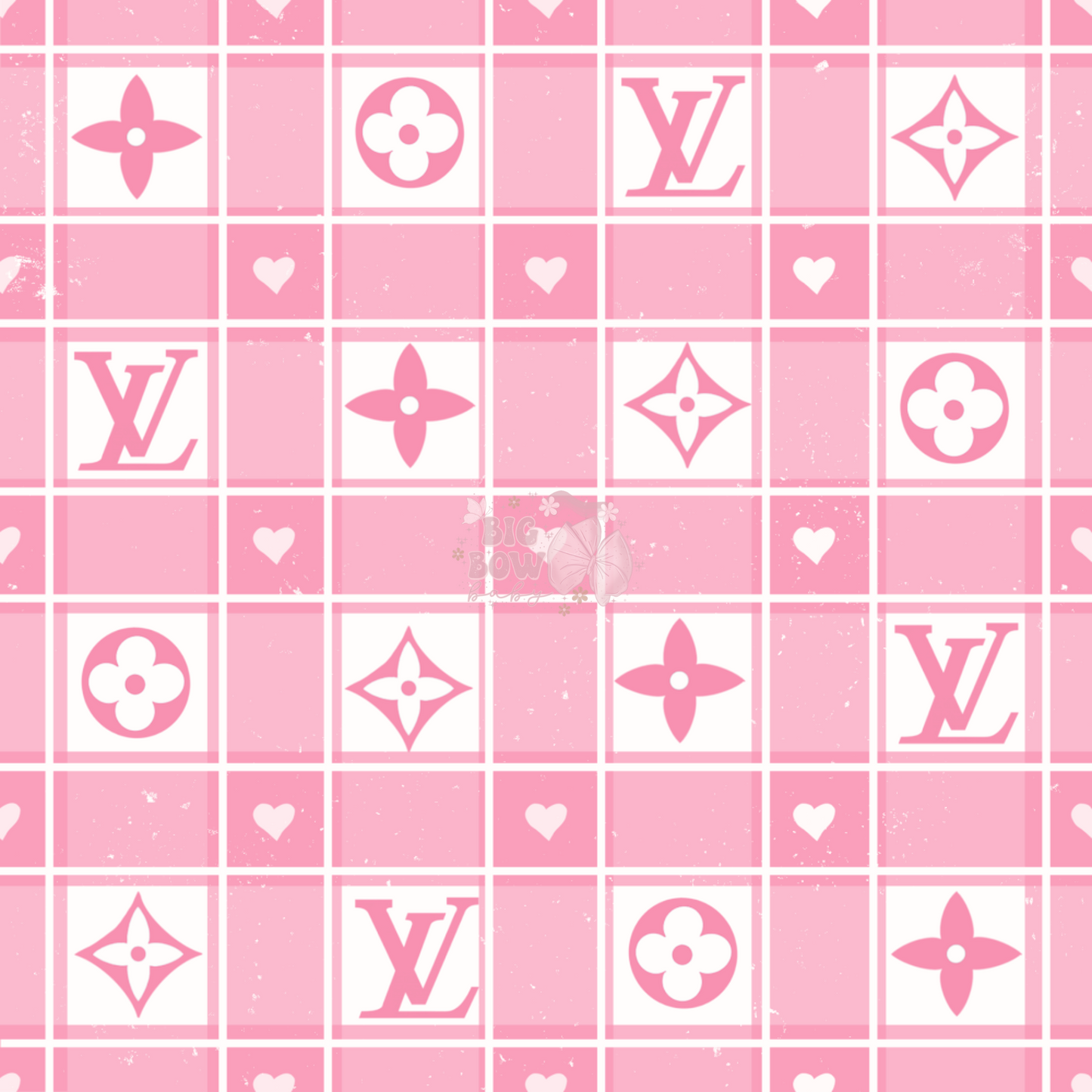 Checkered Boujee Hearts