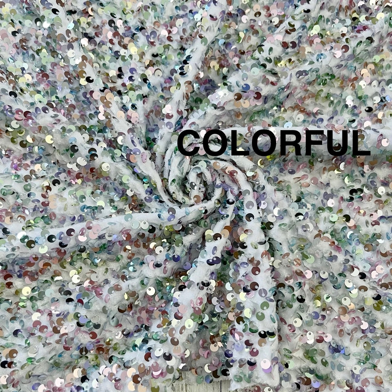 Colorful Velvet Sequins