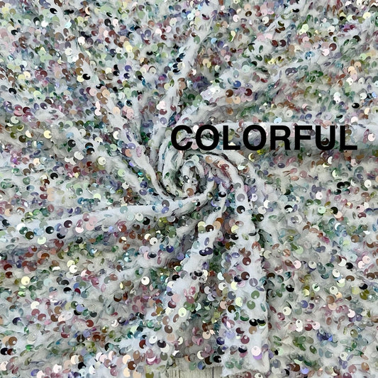 Colorful Velvet Sequins