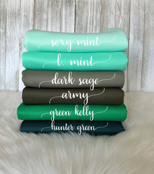 Greens/Mints Thin Scuba