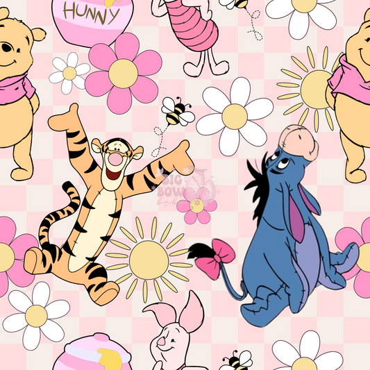 Pooh Floral & Checkered