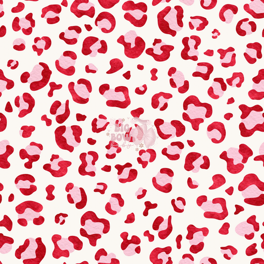 Red/Pink Leopard