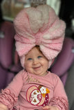 Sherpa Messy Bows - Pick Your Color