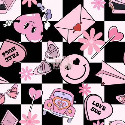 Black Checkered - Free Hugs