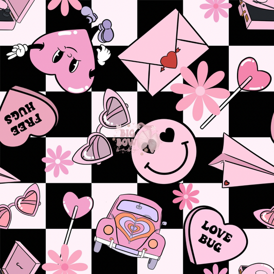 Black Checkered - Free Hugs