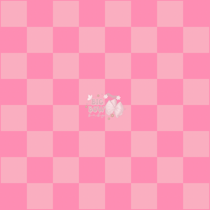 Pink/Pink Checkered
