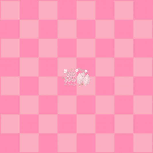 Pink/Pink Checkered