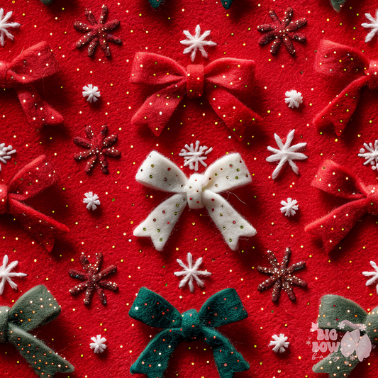 Coquette Christmas Bows - Pick Your STYLE (CLOTHING) - prices listed during style selection