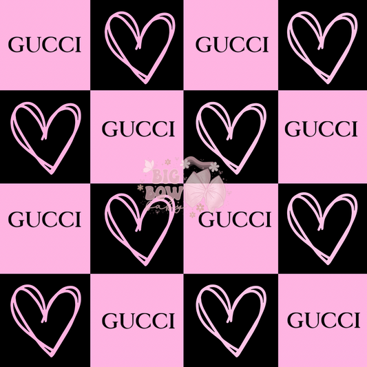 Pink + Black GG Hearts 💕