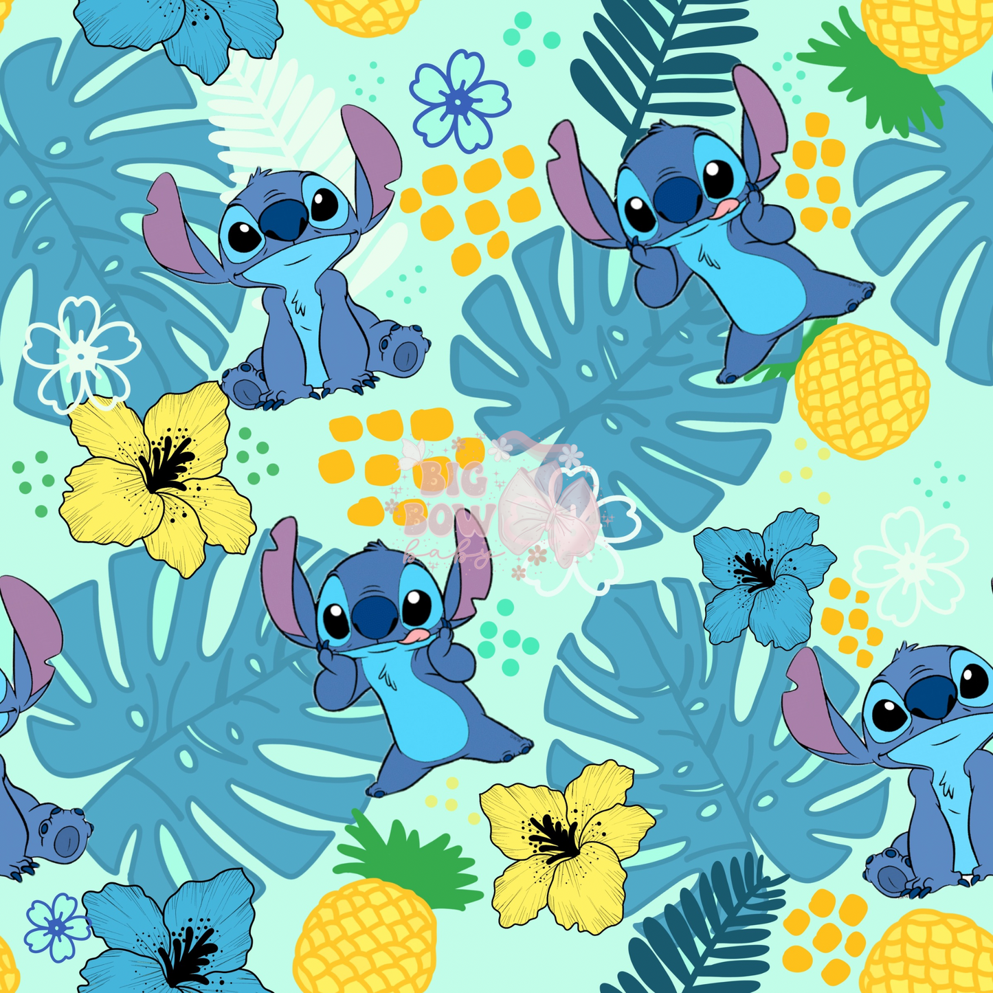 Stitch/Yellow Florals