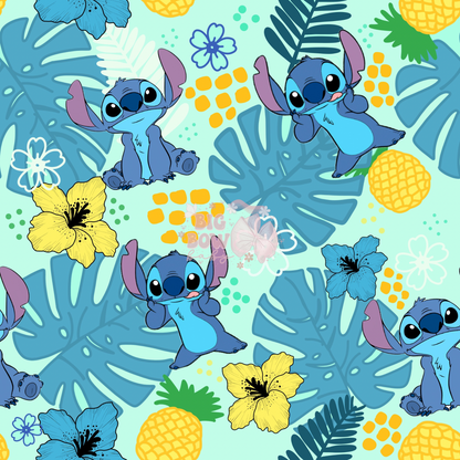 Stitch/Yellow Florals