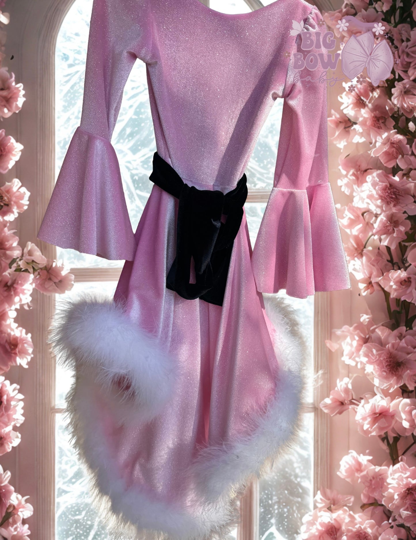 Merry Pink 💖 - GLITTER PINK VELVET (Choose A Style)