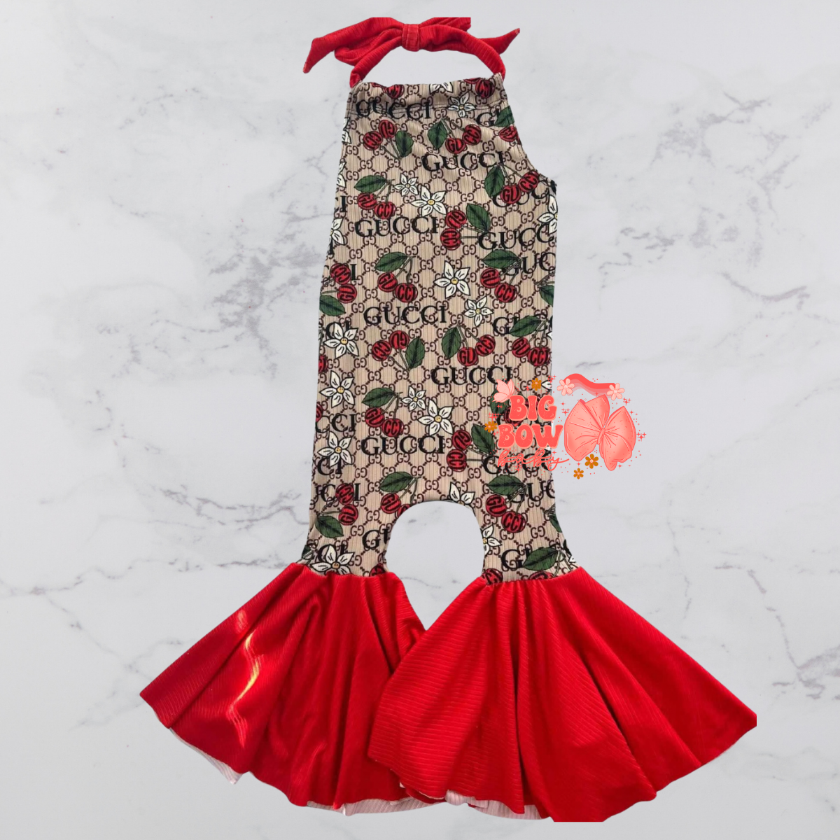 Cherry GG 🍒 Frida Romper Color Blocked