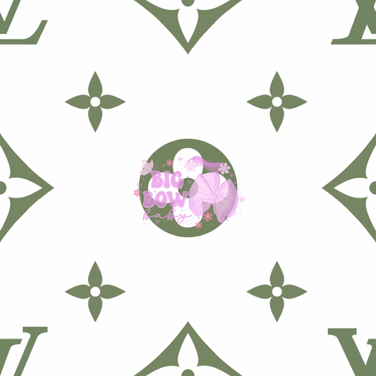 Olive/White Boujee