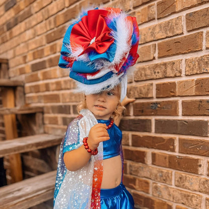 American Babe - Supreme Hybrid Shredded/Messy RWB - Choose Your Size