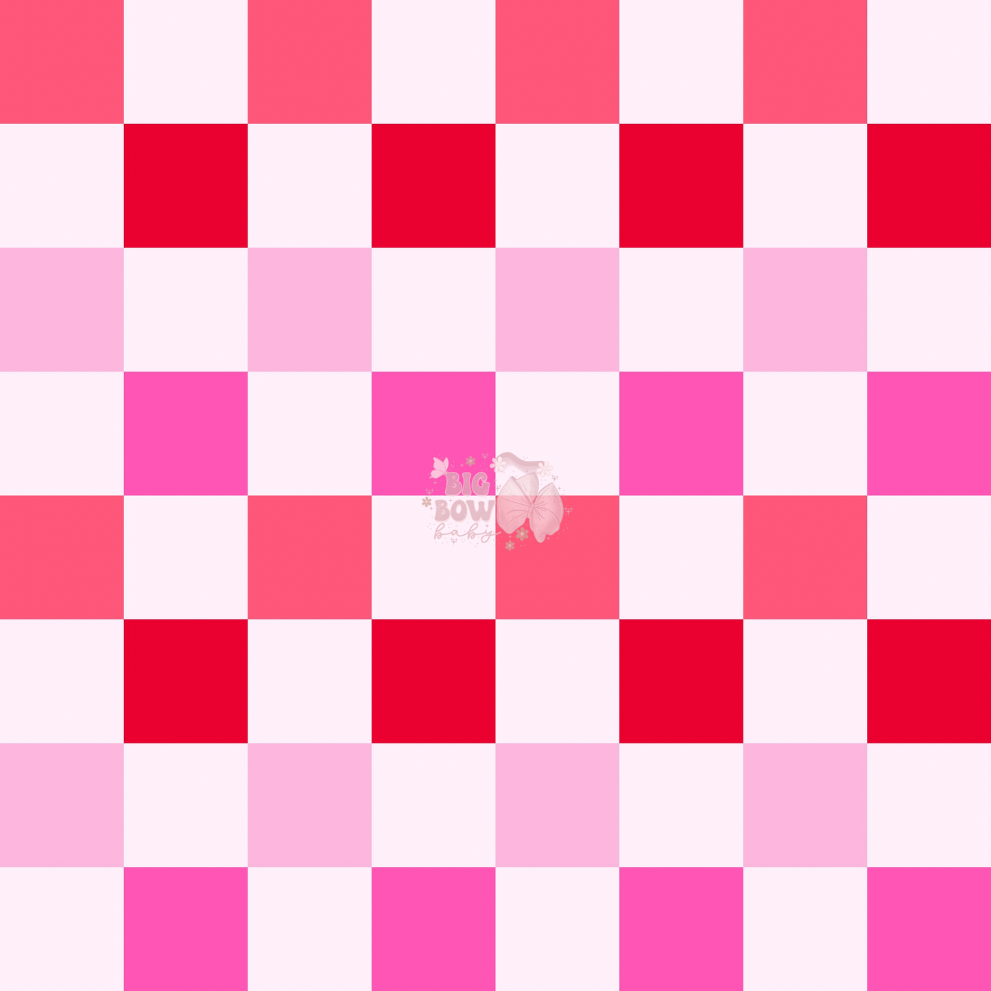 Pink/Red Checkered