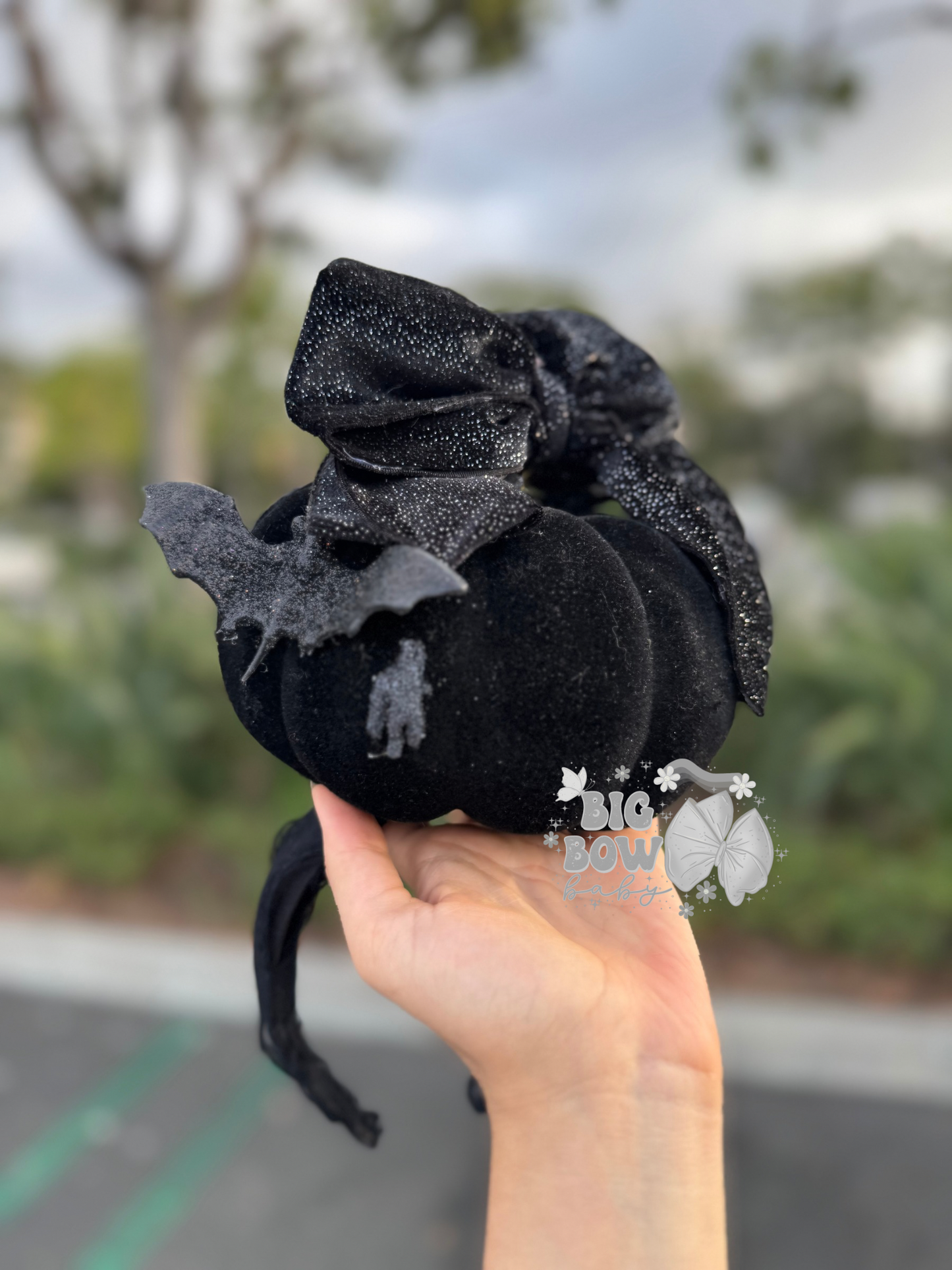 Coquette Pumpkin Headband