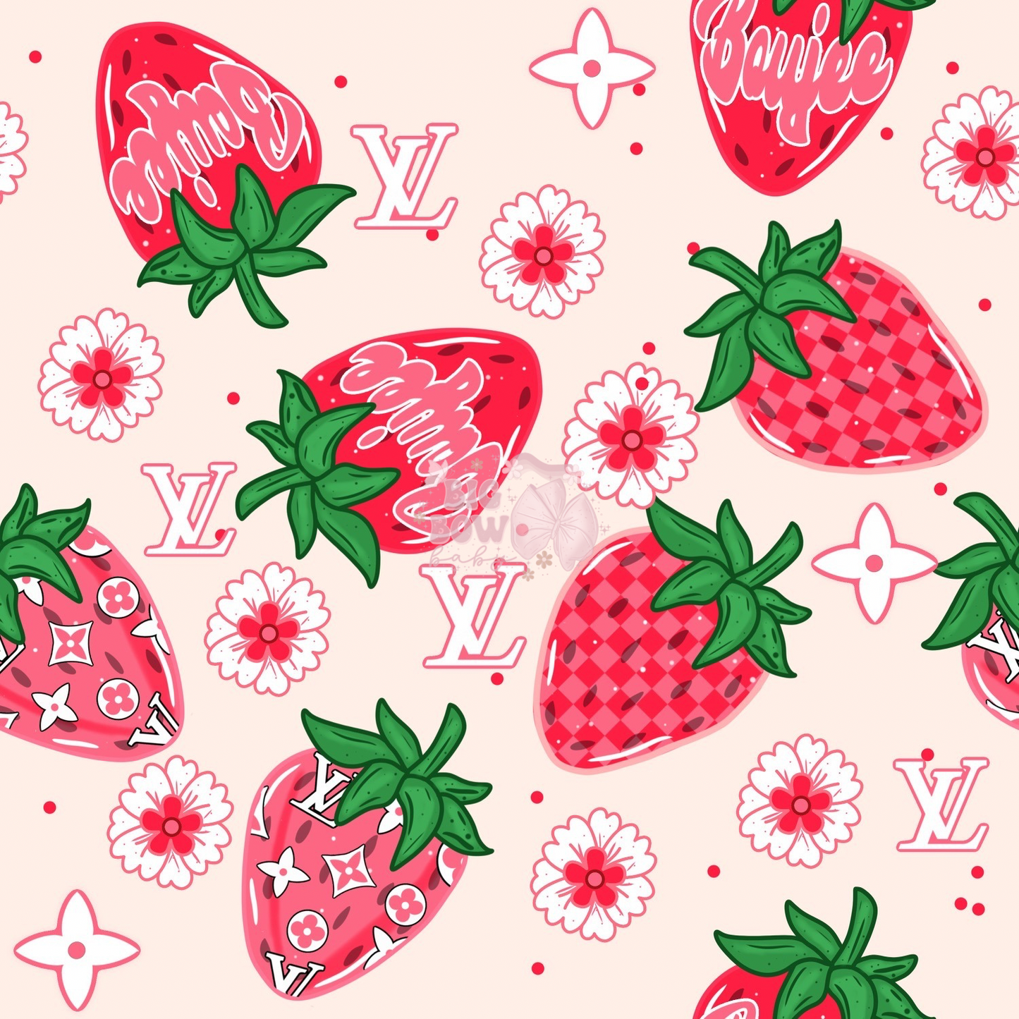 Strawberry Cream Boujee - Pick Your STYLE (CLOTHING) - prices listed during style selection