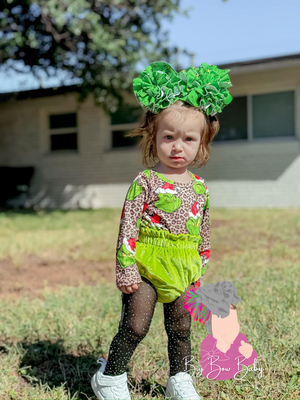 Green Guy 💚 - PIGGIES & SINGLE BOWS - Pick Your Style & Size