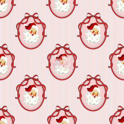 Red Bow Santa