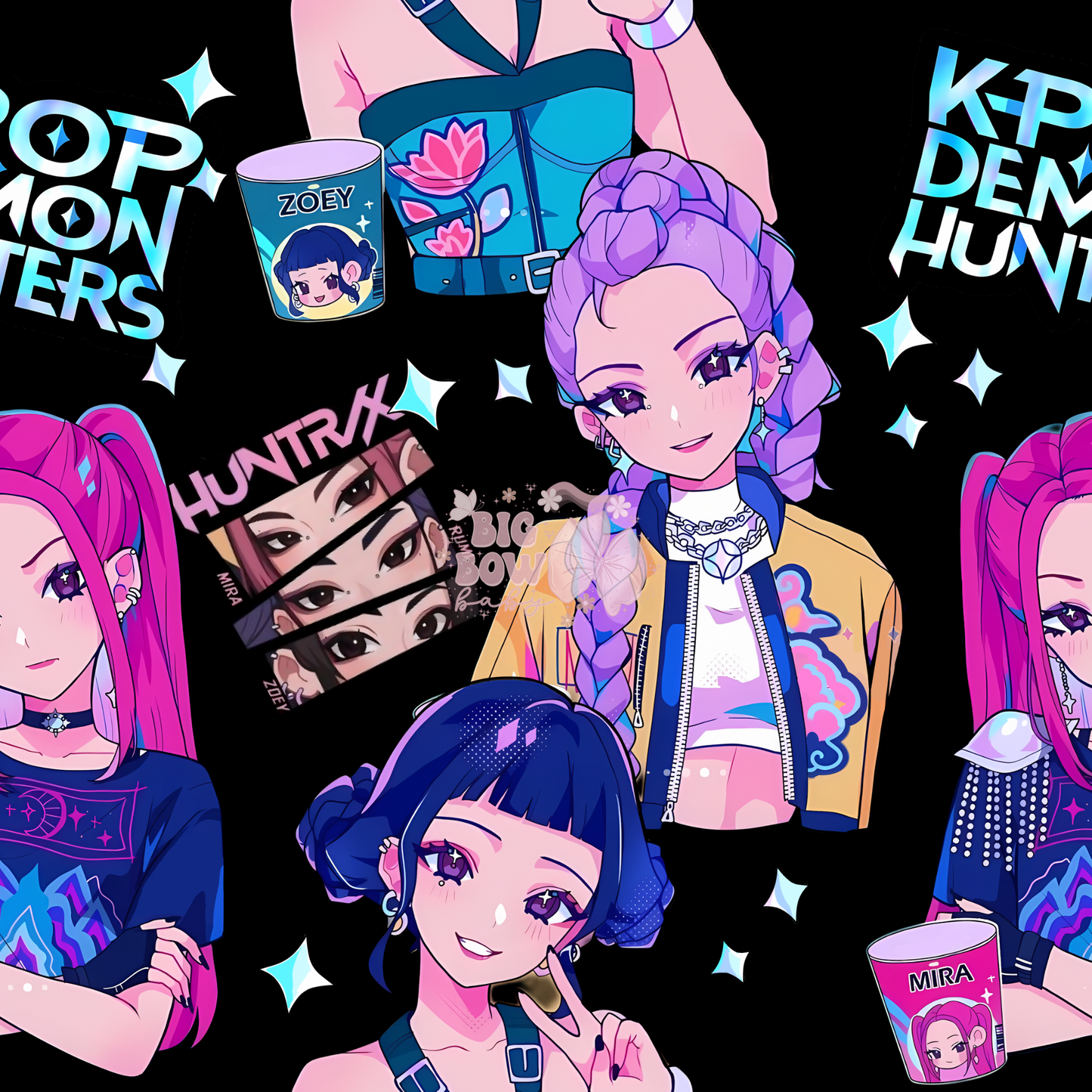 K-Pop Demon Hunter Black