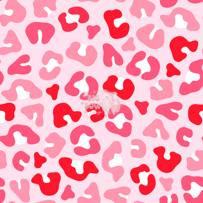 Pink/Red Leopard