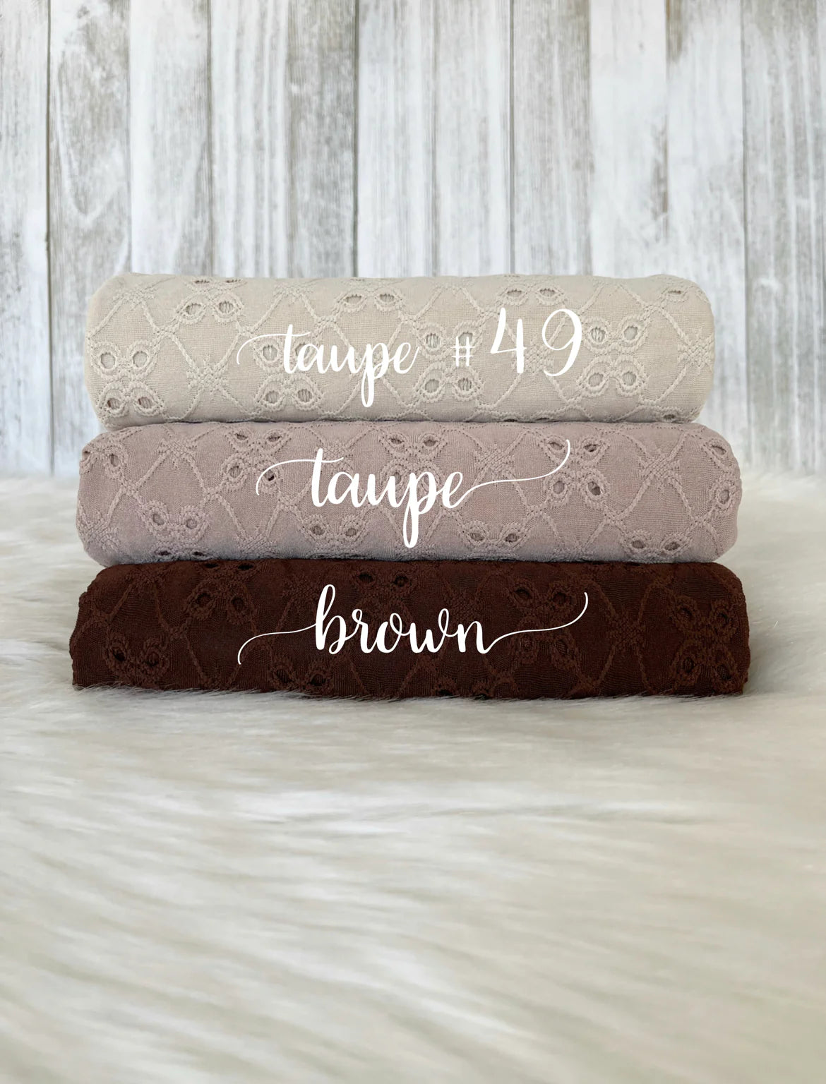 Eyelet Stacked Piggies - Pick Your Color