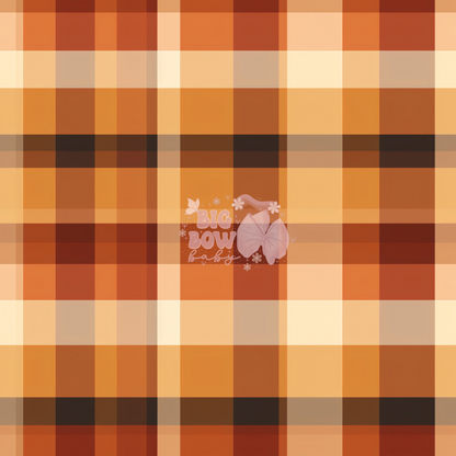 Pumpkin Spice Plaid