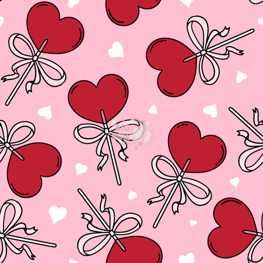 Red Heart Lollipop