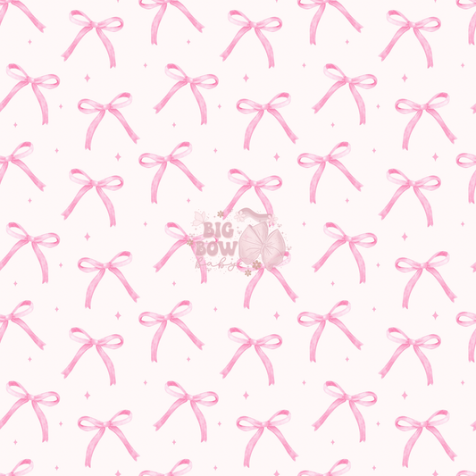 Pink Coquettes - Pink Background