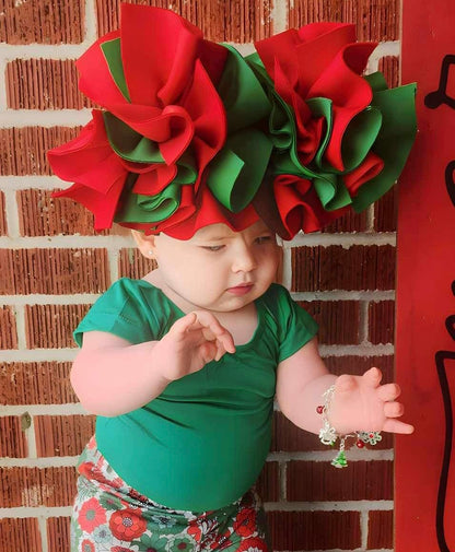 Solid OR Green/Red or Red/White Halen Piggies🎄(scuba/puff)