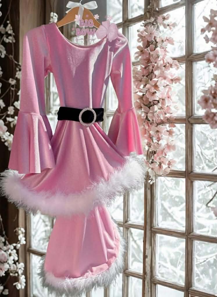 Merry Pink 💖 - GLITTER PINK VELVET (Choose A Style)