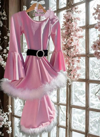 Merry Pink 💖 - GLITTER PINK VELVET (Choose A Style)